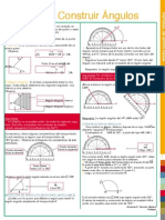 Medir y construir ángulos con transportador
