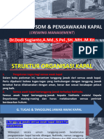 PERTEMUAN 12 - MANAGEMEN SDM & PENGAWAKAN KAPAL - 18 Juni 2023