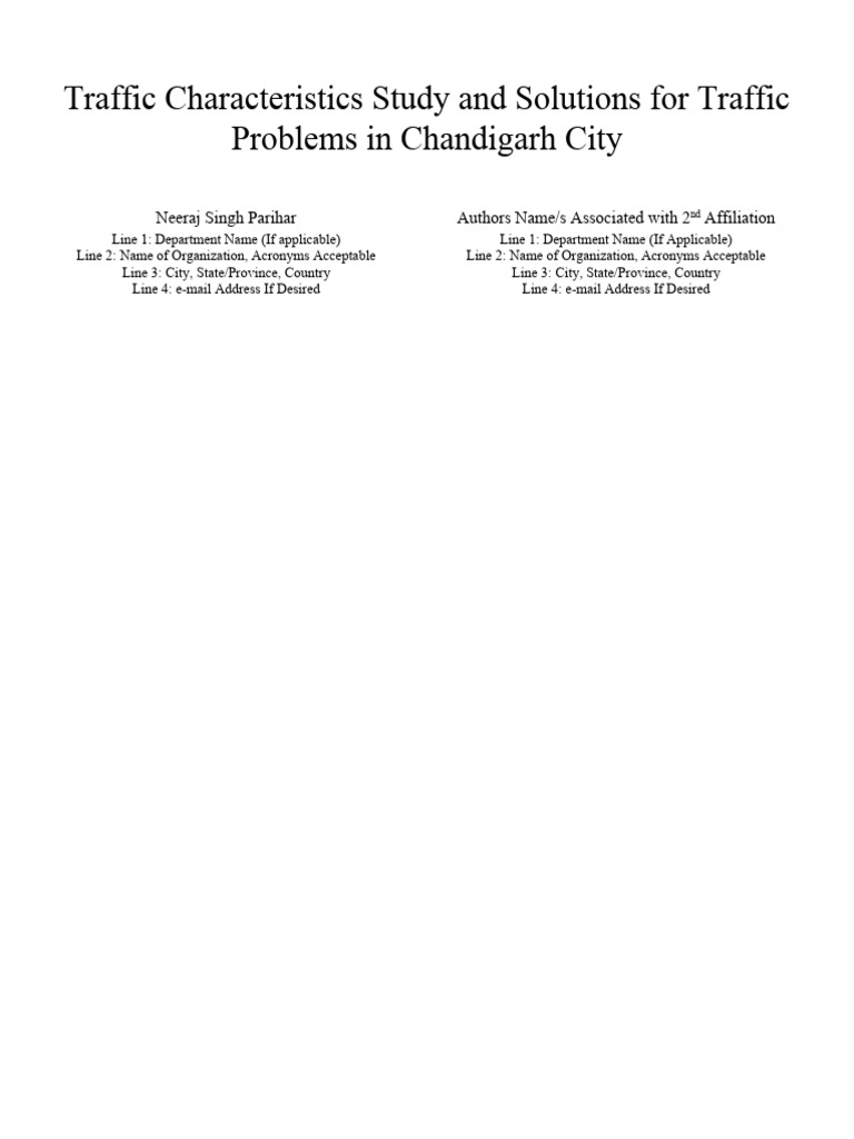 traffic-characteristics-study-and-solutions-for-traffic-problems-in