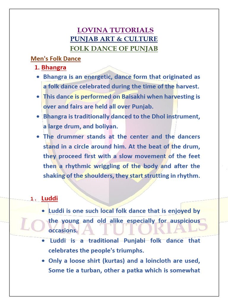 Folk Dances Pdf