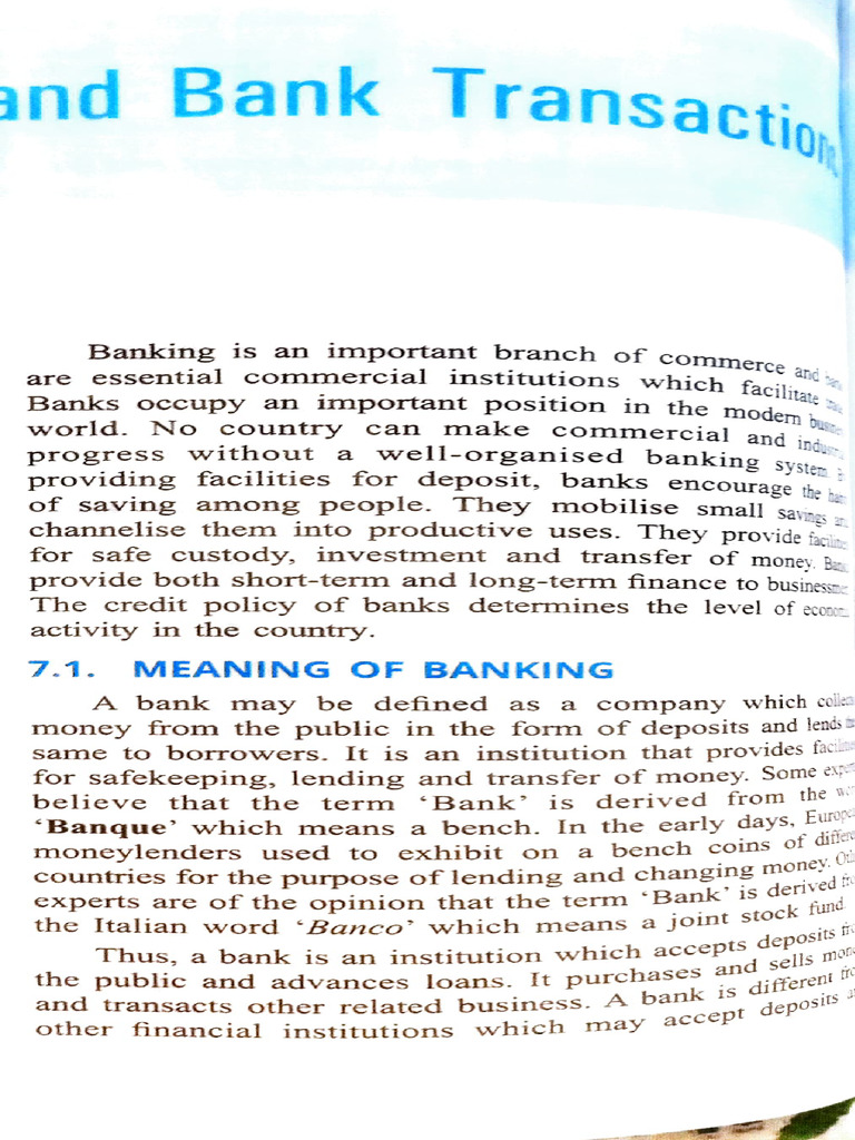 Understanding Banking Fundamentals | PDF | Finance & Money Management