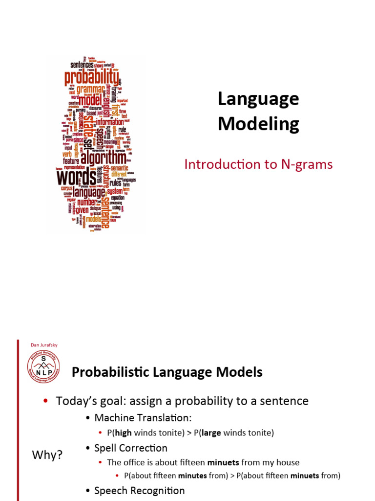 6. Language Modeling and Spelling Correction | PDF