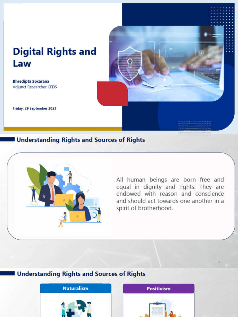 Digital Rights and Legal Obligations | PDF