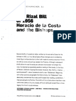 Schumacher, The Rizal Bill of 1956 Horacio de la Costa and the Bishops