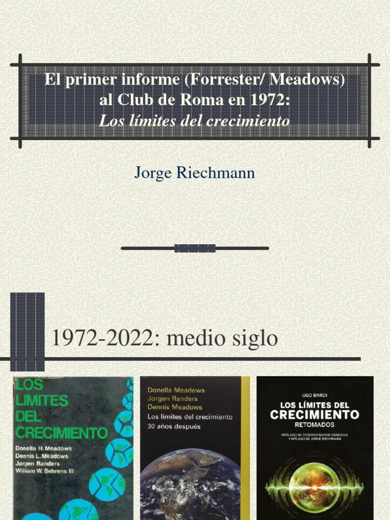 2los Límites Del Crecimiento 1972 | PDF