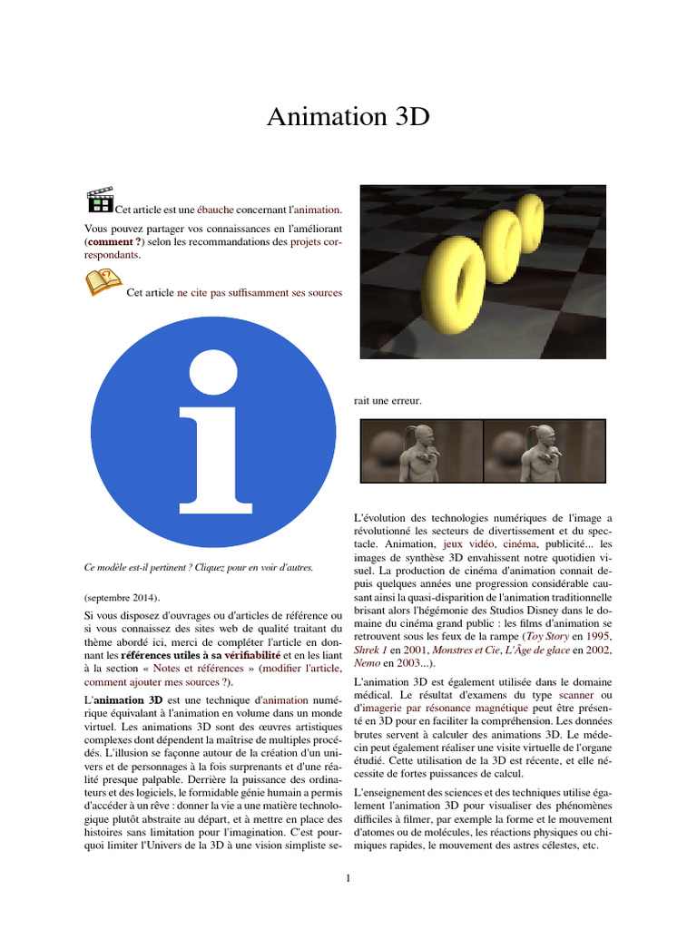 Animation 3D | PDF