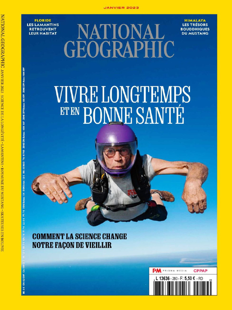 Vivre Longtemps National Geographic France - Janvier 2023 | PDF