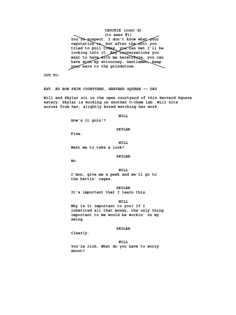Good WIll Hunting Scene PDF