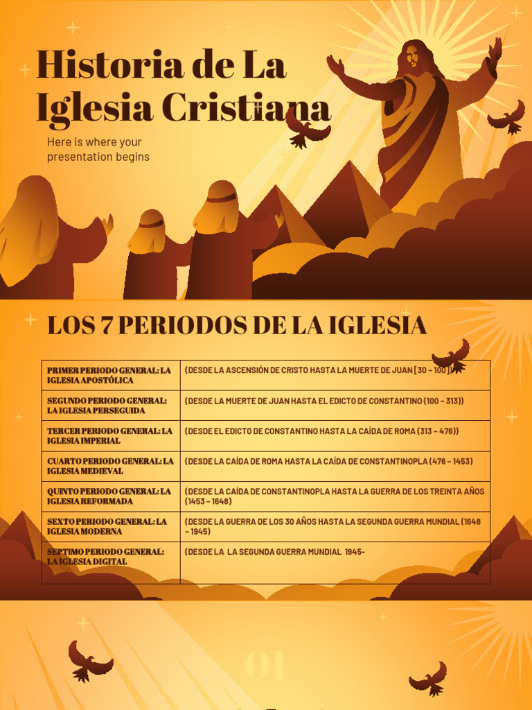 Siete Periodos de la Iglesia Cristiana | PDF | Pablo el apóstol | Jesús