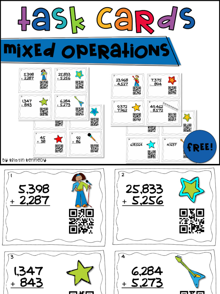Mixed Operations: Free! | PDF