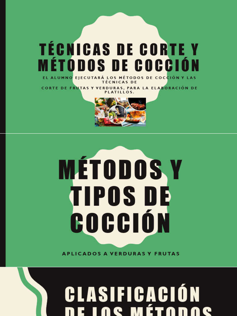 métodos de cocción_080747 | PDF | Cocinando | Hirviendo