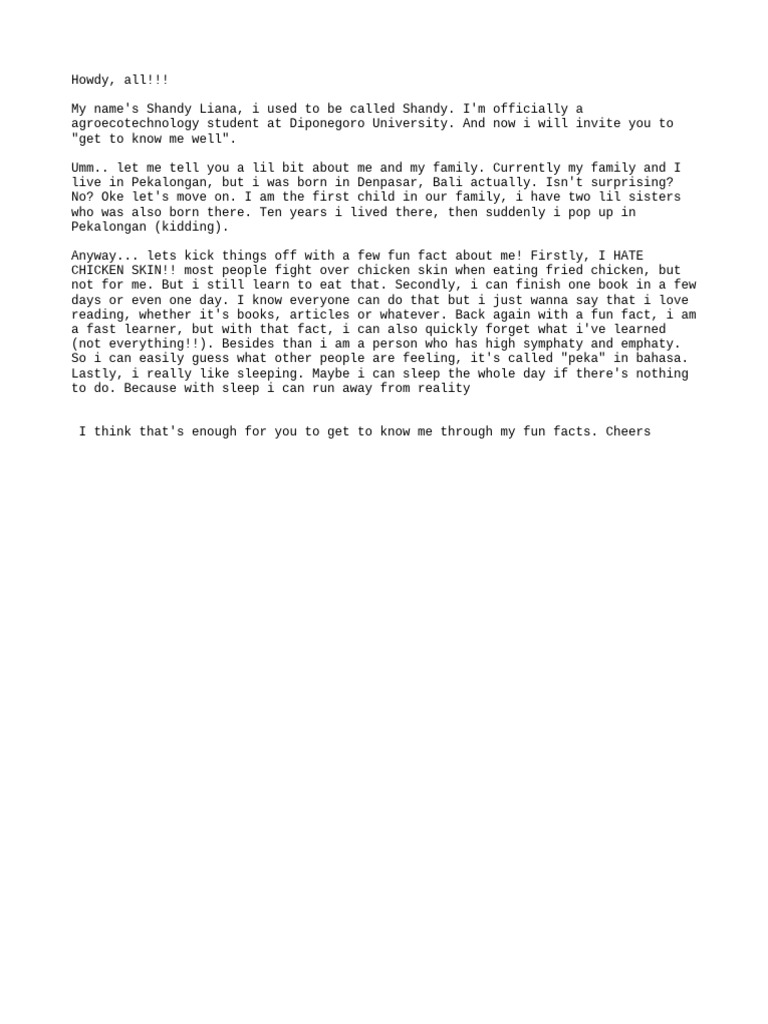 Howdy all pdf