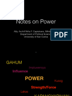 Notes On Power