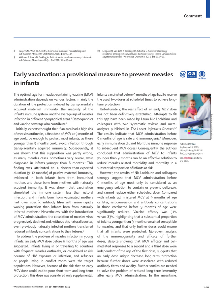 Early Vaccination A Provisional Measure To Preven PDF