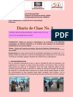 Diario Pedagógico No. 3 y 4