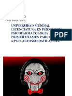 Examen PSICOFARMACOLOGIA