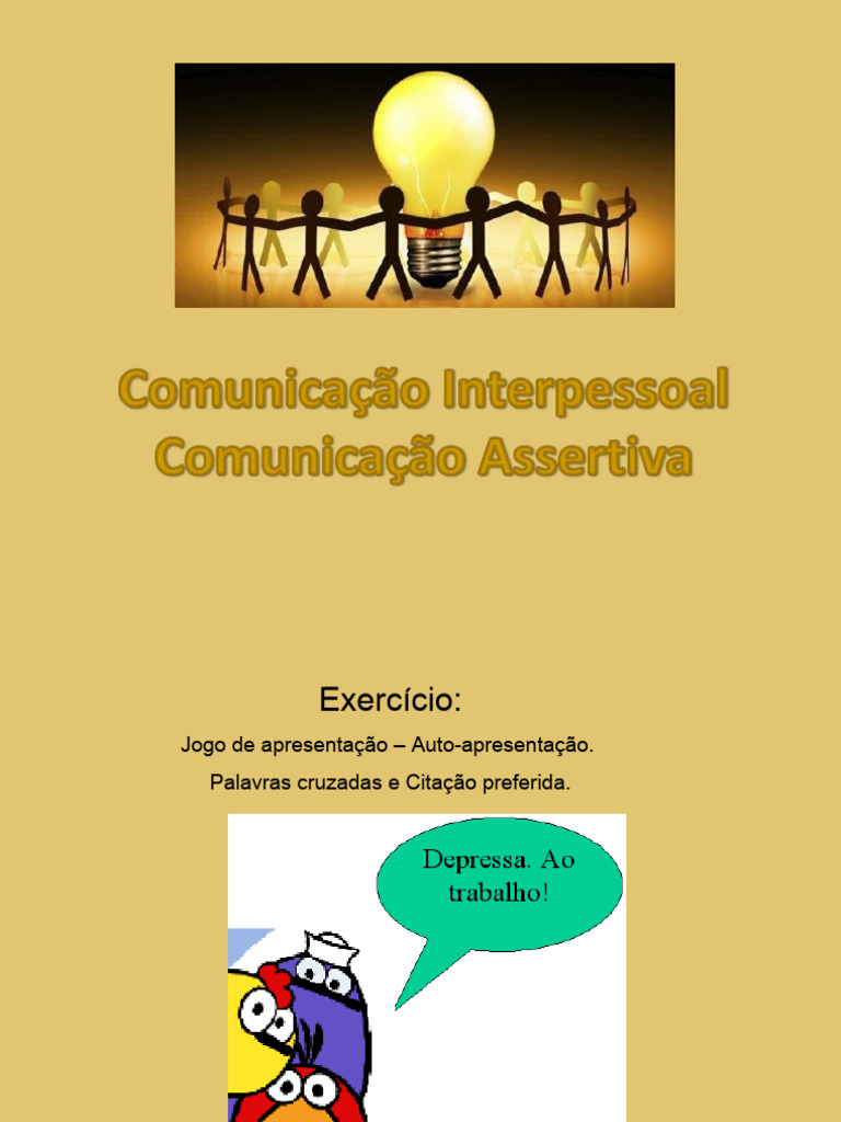 Comunicação Assertiva Pdf