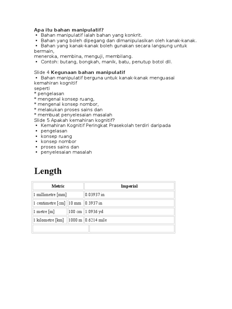 Length: Apa itu bahan manipulatif?