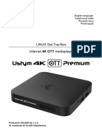 User Manual Ustym 4K OTT Premium
