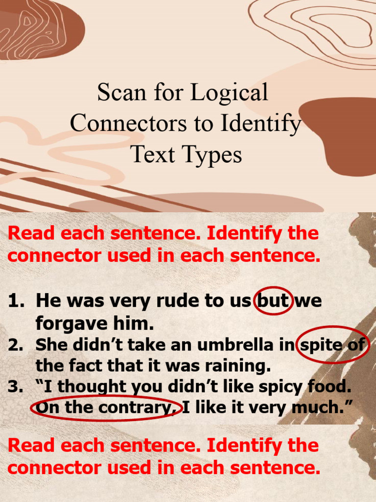 Eng.8 Scan for Logical Connectors (2) | PDF