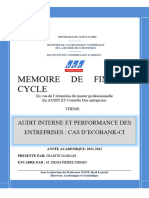 Memoire Final-Audit Interne Et Performance Des Entreprises
