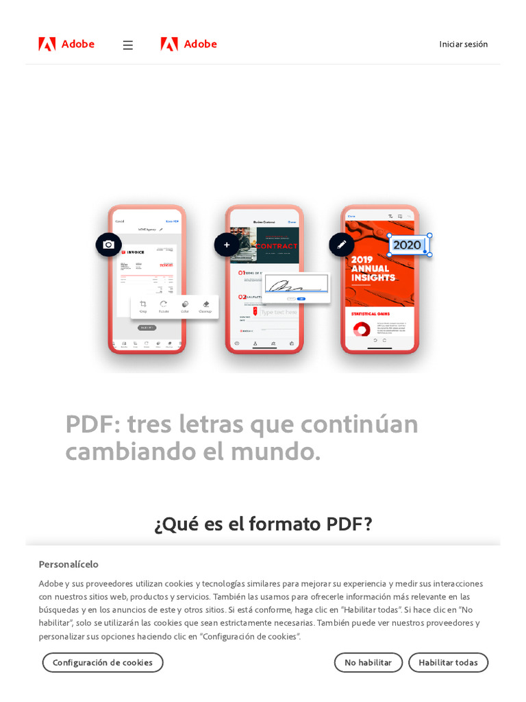 ¿Qué Es Un PDF - Formato de Documento Portátil - Adobe Acrobat | PDF