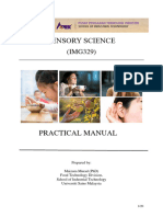 Practical Manual (Sensory Science)