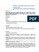 ATA Encontro Mensal 08-03 Deixem o Onça Beber Água Limpa