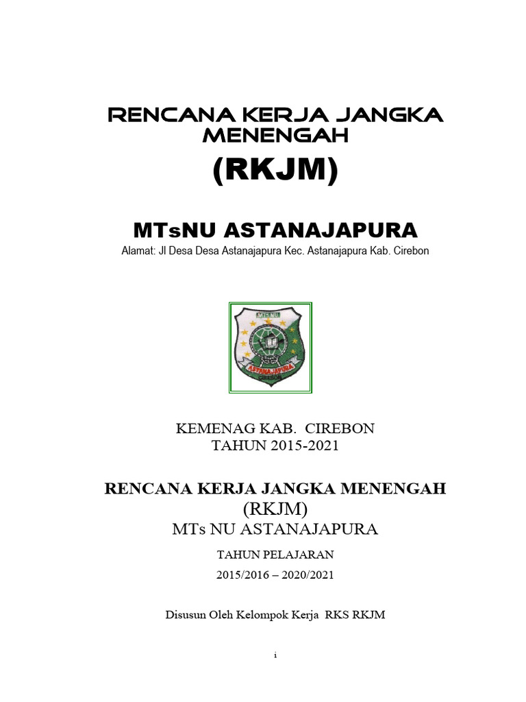 RKJM MTs NU Astanajapura 2015-2021 | PDF