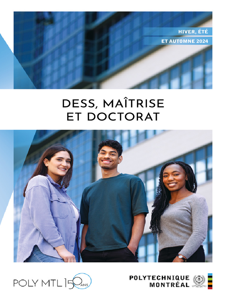 Programmes de 2e et 3e cycles à Polytechnique | PDF