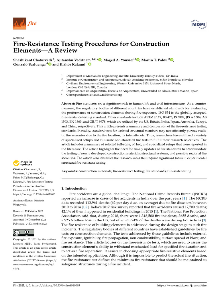 Fire 06 00005 v3 download free pdf building technology building