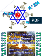 284 - A SIMETRIA DO CÓDIGO GÊNESIS NA RAIZ QUADRADA