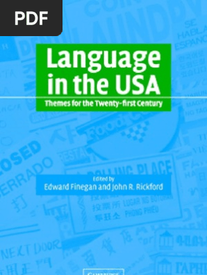 Language In Usa English Language Linguistics