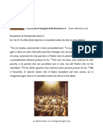 Domenica di PENTECOSTE (Gv 1415-16.23b26) 5 giugno 2022_