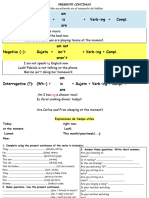 Present Continuous 1º ESO Explanation and Activities