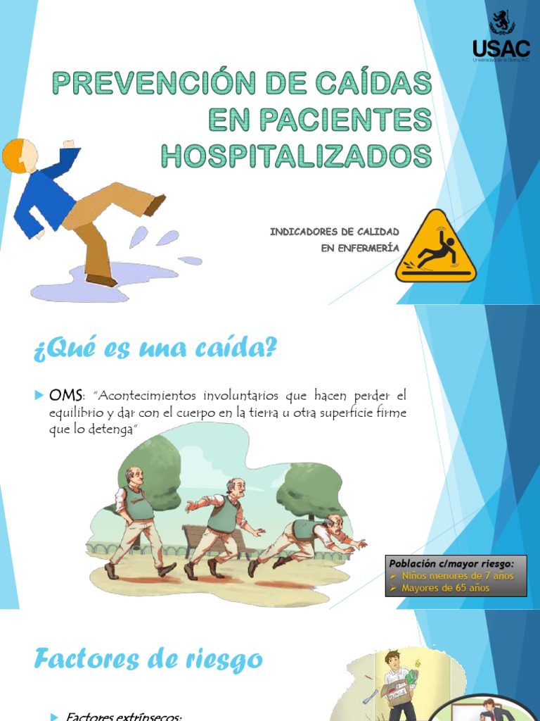 Prevención de Caídas en Pacientes Hospitalizados | PDF