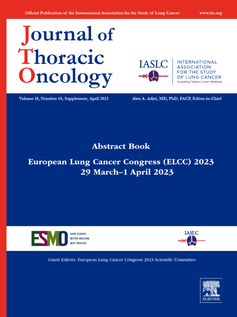 Abstracts ELCC 2023 PDF Epidermal Growth Factor Receptor Oncology