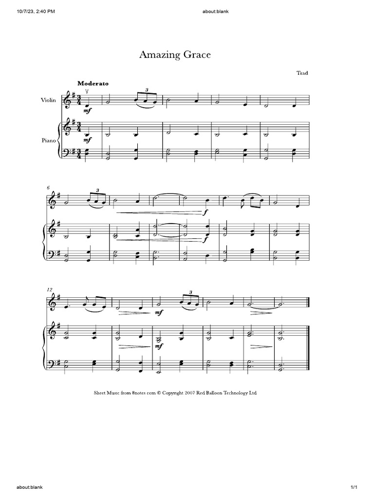 Amazing Grace | PDF