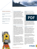 Hoja de Datos: Estación Total Trimble 5600