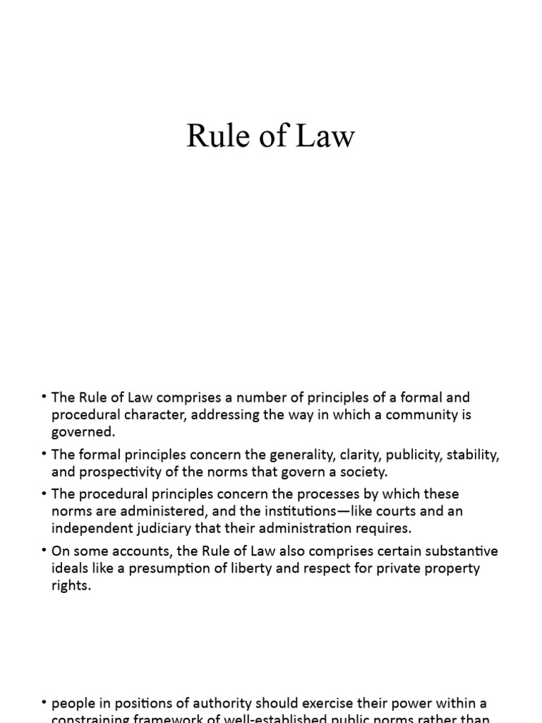 79723c1069868484c1200bf15c829706 PDF Rule Of Law Ethical Principles