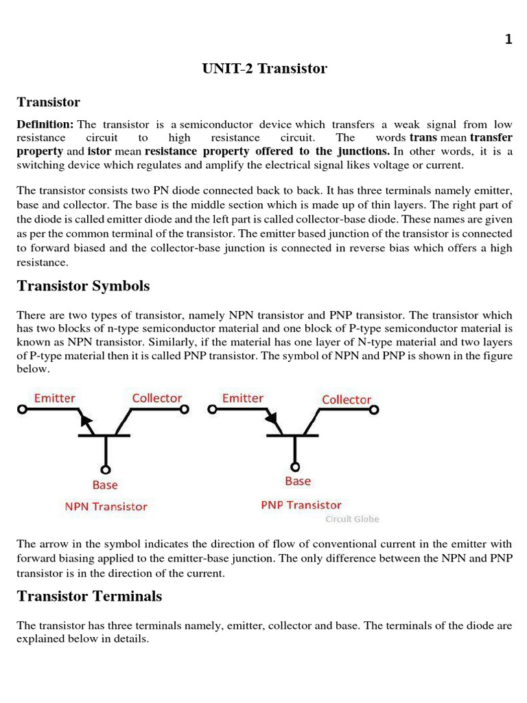 BJT Notes | PDF