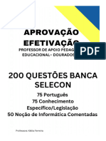 200 Questões Banca Selecon