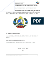 Directiva #001 Obras Publicas Mpci