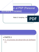 Introducción Al PSP (Personal Software Process) : Watts S. Humphrey, 1997