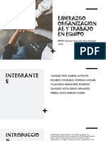 Liderazgo Organizacional y Trabajo en Equipo