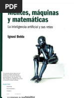 Mentes, Máquinas y Matemáticas. La Inteligencia Artificial y Sus Retos - Ignasi Belda