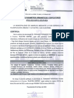 02.-Certificado de Parametros Urbanisticos