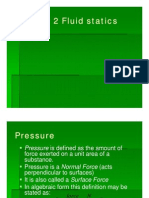 Chapter 2 Fluid Statics Chapter 2 Fluid Statics Chapter 2 Fluid Statics Chapter 2 Fluid Statics