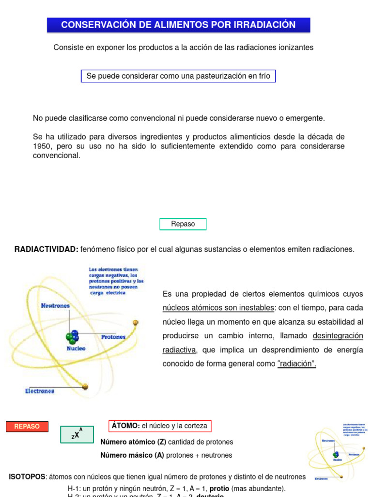 Irradiacion de Alimentos - 2023 | PDF