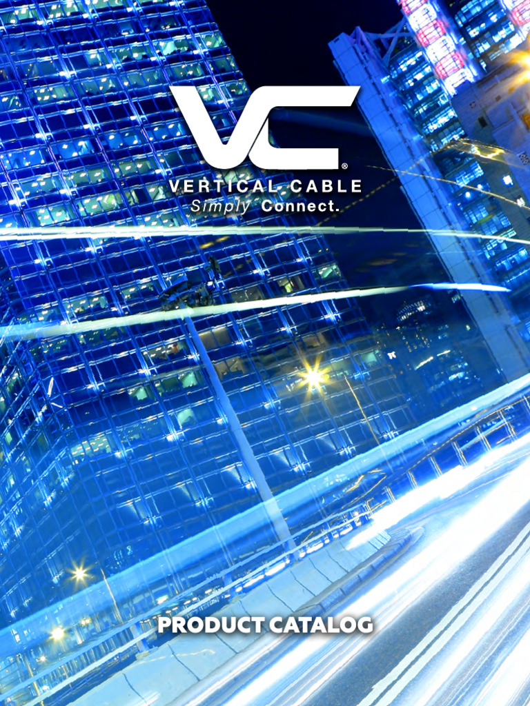 Vertical Cable Product Catalog - Twisted-Pair Systems and Optical